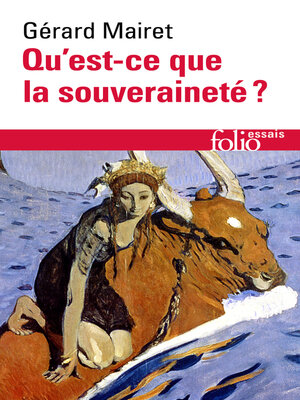 cover image of Qu'est-ce que la souveraineté ? 